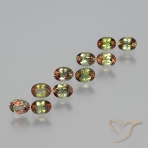 Pedras preciosas de Andaluzita Multicolorido natural de 2.12 ct, oval, VS