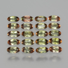 Pedras preciosas de Andaluzita Multicolorido natural de  ct, Corte Oval, VS