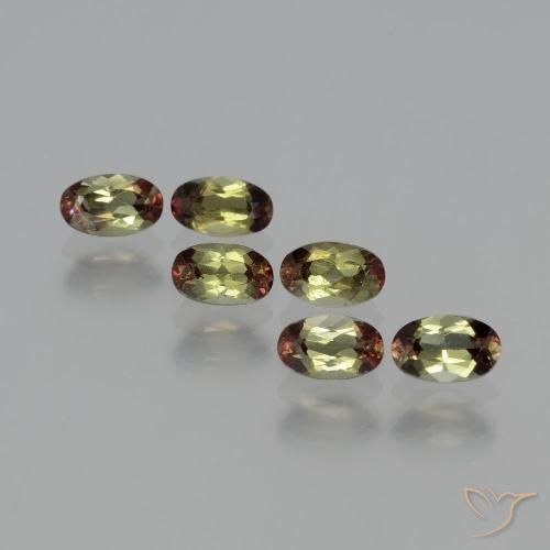 1.64ctw Natural Multicolorido Andaluzita, oval, VS