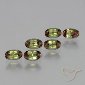 Pedras preciosas de Andaluzita Multicolorido natural de 1.68 ct, oval, VS