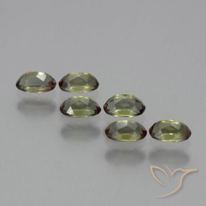 Pedras preciosas de Andaluzita Multicolorido natural de 1.68 ct, oval, VS