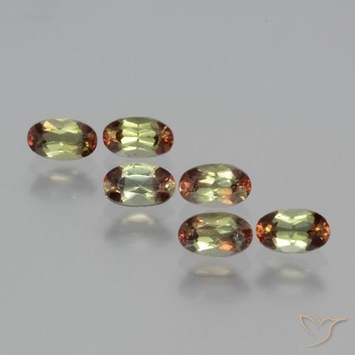 1.57ctw Natural Multicolorido Andaluzita, oval, VS