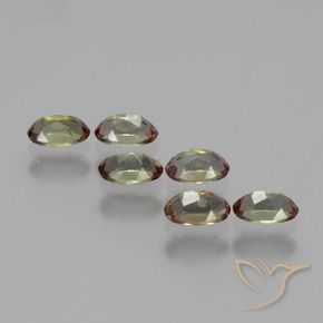Pedras preciosas de Andaluzita Multicolorido natural de 1.57 ct, oval, VS