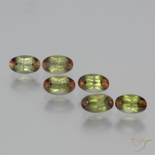 1.72ctw Natural Multicolorido Andaluzita, oval, VS