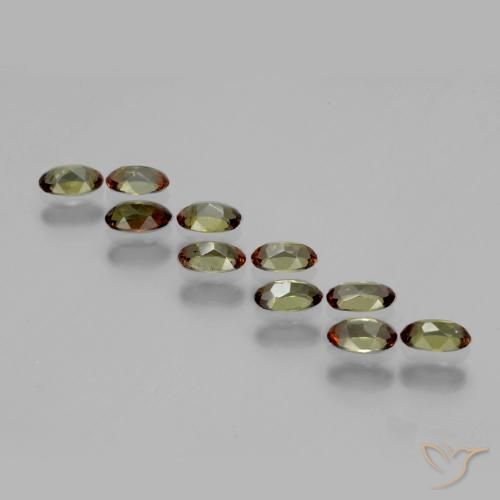 Pedras preciosas de Andaluzita Multicolorido natural de 2.14 ct, oval, VS