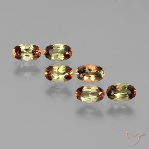 1.56ctw Natural Multicolorido Andaluzita, oval, VS