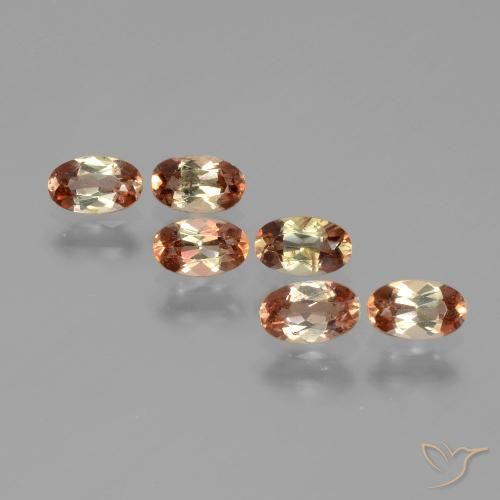 1.42ctw Natural Multicolorido Andaluzita, oval, VS