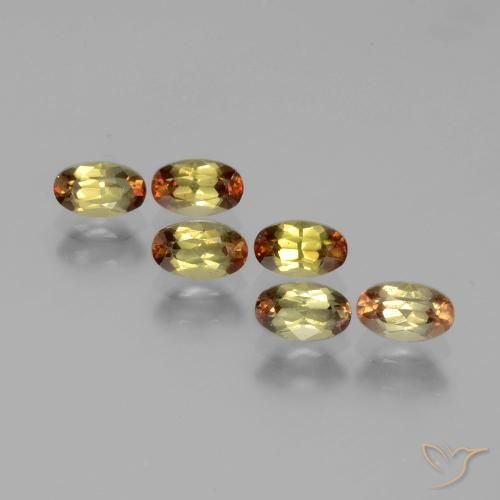 1.66ctw Natural Multicolorido Andaluzita, oval, VS