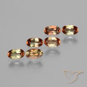 Pedras preciosas de Andaluzita Multicolorido natural de 1.58 ct, oval, VS