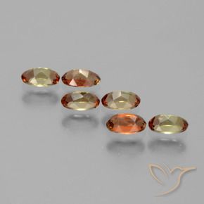 Pedras preciosas de Andaluzita Multicolorido natural de 1.58 ct, oval, VS
