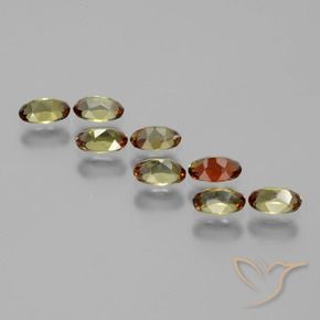 Pedras preciosas de Andaluzita Multicolorido natural de 2.03 ct, oval, VS