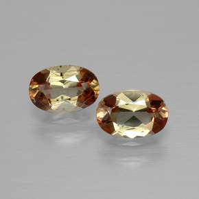 Pedras preciosas de Andaluzita Multicolorido natural de  ct, Corte Oval, VVS-VS