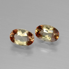 Pedras preciosas de Andaluzita Multicolorido natural de  ct, Corte Oval, VVS-VS