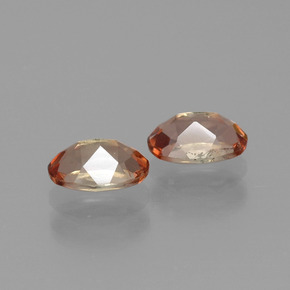 Pedras preciosas de andaluzita multicolorido natural de  ct, corte oval, VS