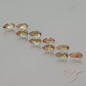 Pedras preciosas de Andaluzita Multicolorido natural de 2.20 ct, Formato de pêra, VS