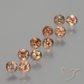 Pedras preciosas de Andaluzita Multicolorido natural de 2.02 ct, Redondo, VS