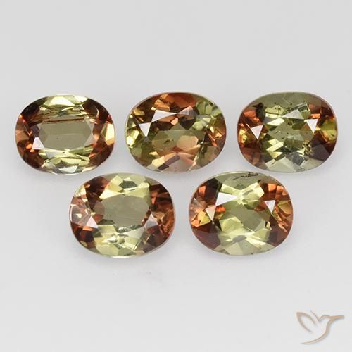 2.06ctw Natural Multicolorido Andaluzita, oval, VS