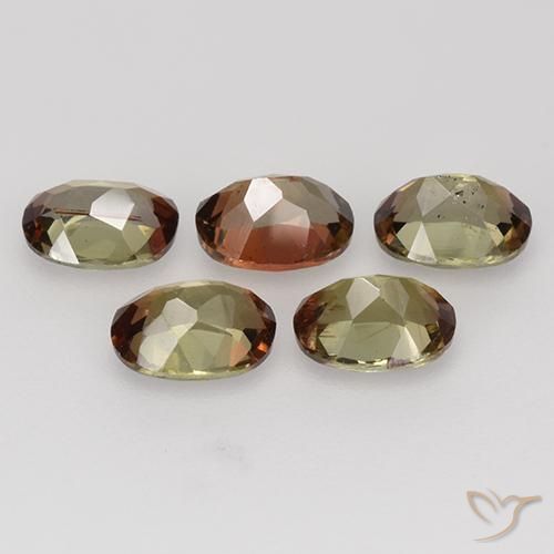 Pedras preciosas de Andaluzita Multicolorido natural de 2.06 ct, oval, VS
