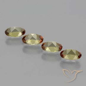 Pedras preciosas de Andaluzita Multicolorido natural de 1.76 ct, oval, VS