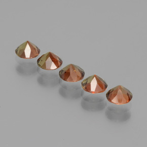 Pedras preciosas de Andaluzita Multicolorido natural de 1.37 ct, Corte Redondo, VS