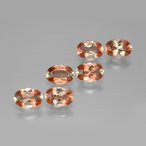 Pedras preciosas de andaluzita multicolorido natural de 2,58 ct, corte oval, VS