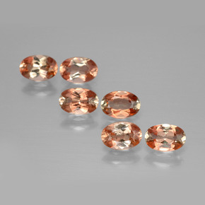 Pedras preciosas de andaluzita multicolorido natural de 2,58 ct, corte oval, VS