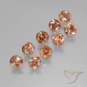 Pedras preciosas de Andaluzita Multicolorido natural de 2.44 ct, Redondo, VS