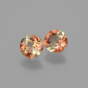 Pedras preciosas de Andaluzita Multicolorido natural de  ct, Corte Redondo, VS