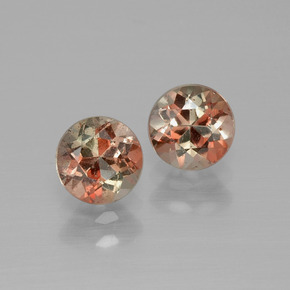 Pedras preciosas de Andaluzita Multicolorido natural de  ct, Corte Redondo, VS