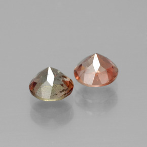 Pedras preciosas de Andaluzita Multicolorido natural de  ct, Corte Redondo, VS