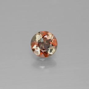 Andaluzita Multicolorido Natural 0.48ct, Corte Redondo, VS