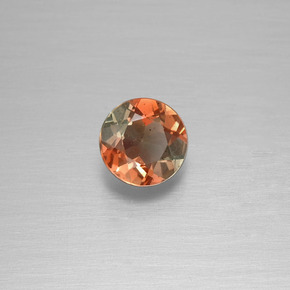 Andaluzita Laranja acastanhado Natural 0.45ct, Corte Redondo, VS