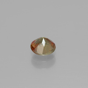 Andaluzita multicolorido natural 0,46ct, corte redondo, VS