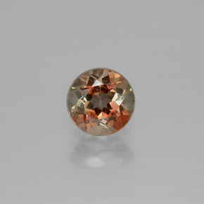 Andaluzita multicolorido natural 0,95ct, corte redondo, VS