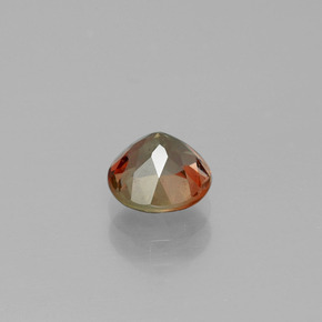 Andaluzita multicolorido natural 0,95ct, corte redondo, VS