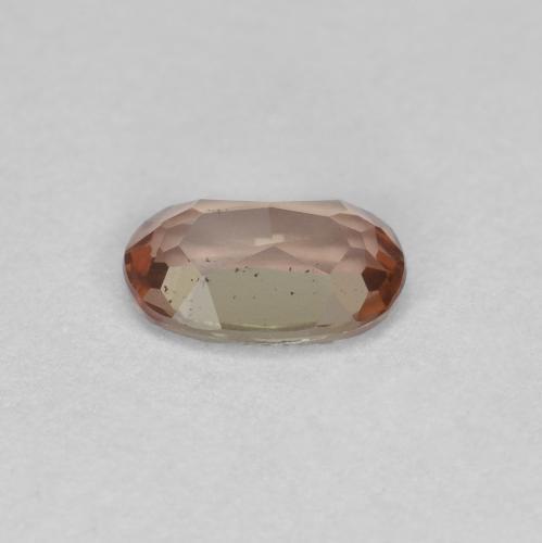 Andaluzita multicolorido natural 0,42ct, corte oval, VS