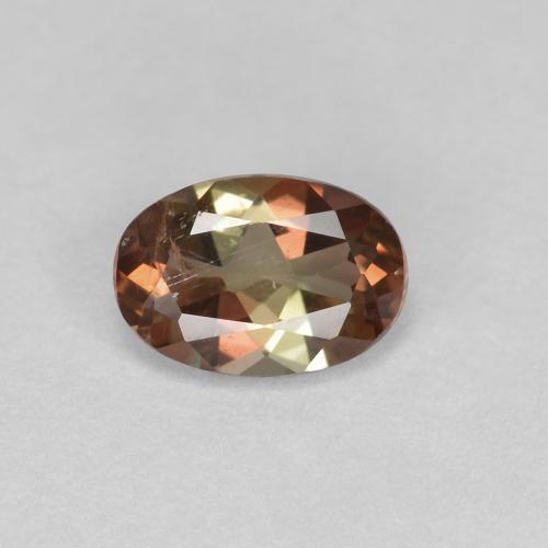 Andaluzita Multicolorido Natural 0.47ct, Corte Oval, VS
