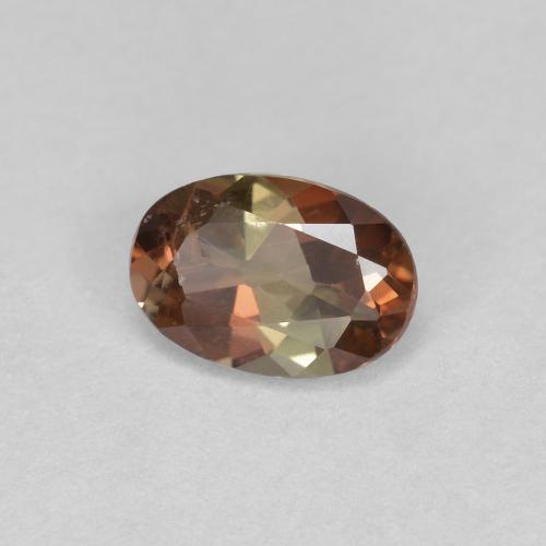 Andaluzita Multicolorido Natural 0.47ct, Corte Oval, VS