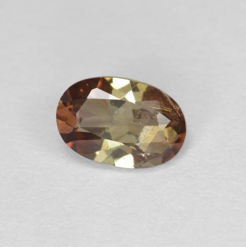 Andaluzita Multicolorido Natural 0.48ct, Corte Oval, VS