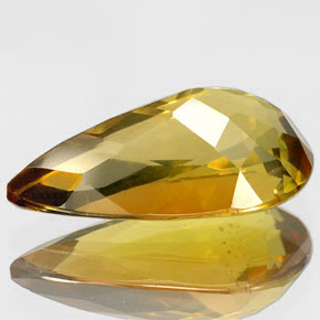 Andaluzita Multicolorido Natural 3.74ct, Formato de pêra, VS