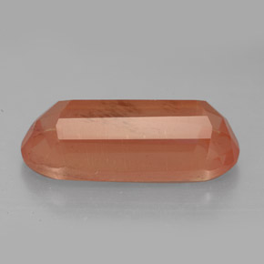 Andesina labradorita laranja natural 8,57ct, forma extravagante, VVS