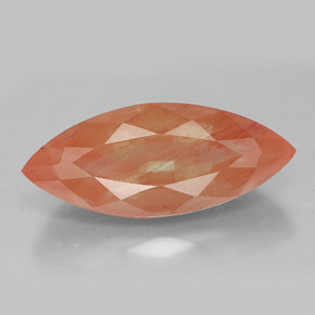 Labradorita andesina mel de laranja Natural 8.24ct, Marquesa, VVS-VS