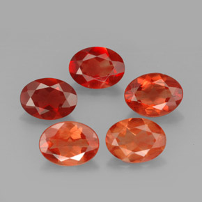 Pedras preciosas de Labradorita andesina Vermelho natural de  ct, Corte Oval, VVS