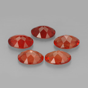 Pedras preciosas de Labradorita andesina Vermelho natural de  ct, Corte Oval, VVS