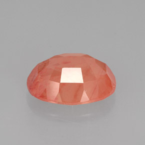 Andesina labradorita vermelho natural 2,50ct, corte oval, VVS