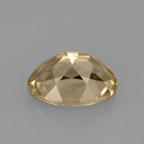 Andesina labradorita amarelo natural 1,58ct, corte oval, VVS-VS
