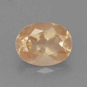 Andesina labradorita vermelho natural 1,77ct, corte oval, VVS