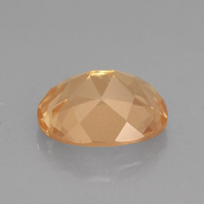 Andesina labradorita amarelo natural 2,44ct, corte oval, VVS-VS
