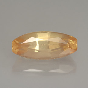 Andesina labradorita amarelo natural 3,04ct, forma extravagante, VVS