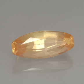 Andesina labradorita amarelo natural 3,04ct, forma extravagante, VVS